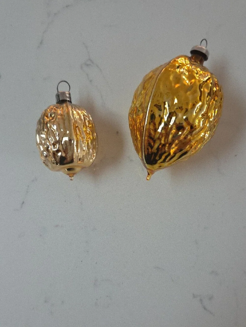 Vintage Glass Bird and Holiday Ornament Set - German Blown Glass